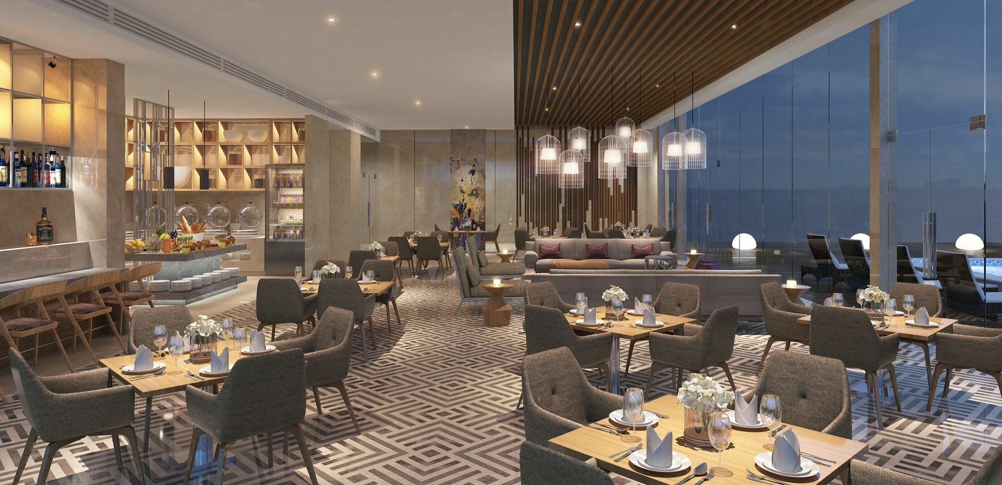 Marriott Executive Apartments Hyderabad Bagian luar foto